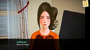 Redhead with big ass explores new family hentai