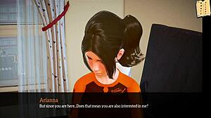 Redhead with big ass explores new family hentai