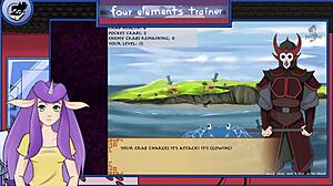 Check Out Blonde Tits in Avatar Four Elements Trainer