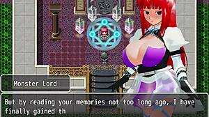 Girl b hero fights monster lord in scenes?