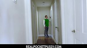 Realpocketpussy - Freeuse Petite Teen Step Daughter Becomes Step Dad’s Toy on Patrick’s Day