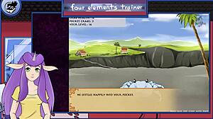 Check Out Blonde Tits in Avatar Four Elements Trainer
