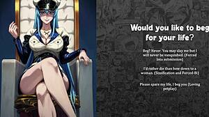 Faygrey Gamepreview - Esdeath’s Prisoner Submits in BDSM Domination Scene