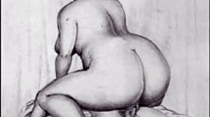 Vintage Erotic Drawings Unleash Raw Passion in Every Stroke