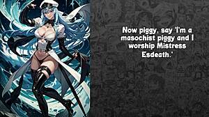 Faygrey Gamepreview - Esdeath’s Prisoner Submits in BDSM Domination Scene