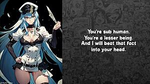 Faygrey Gamepreview - Esdeath’s Prisoner Submits in BDSM Domination Scene