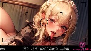 Cute Blond Maid Earns Boss's Cum in POV AI Porn. She Loves the Reward!