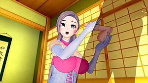 Cute Girl In Maid Costume Excites Big Cock!