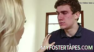 foster stepsiblings battle for attention with steamy doggystyle action in the bedroom tonight