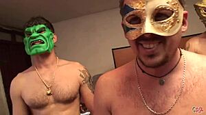 Lora Row And Fayna Vergara's First Bukkake Experience Together