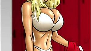 Two Hot Blondes with Big Black Cocks in Comix