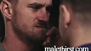 straight guy deepthroats and gets assfucked by girlfriend's gay friend. raw cheating action unfolds!