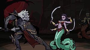 Overlewd's intriguing anime hentai game adventures.