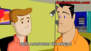 Animated gay card game adventure