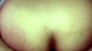 Hardcore Latina babe gets creampied in roommate's room
