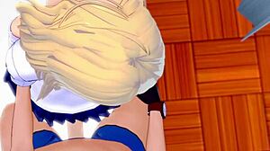 Gwen Stacy's Footjob In Uniform