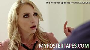 foster stepsiblings battle for attention with steamy doggystyle action in the bedroom tonight