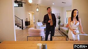 Realtor Selina Imai Freaks Over Client’s Fat Cock, Offers Missionary Drain for Deal Signing.