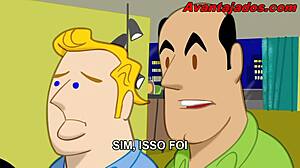 Animated gay card game adventure