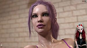 Athletic hentai girl feels rough passion post-fitness