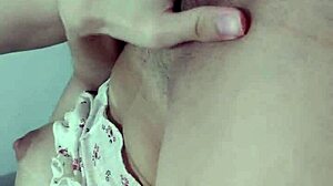 Watch me destroy my tight pussy and show off beautiful tits