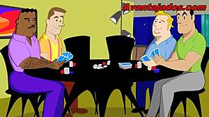 Animated gay card game adventure