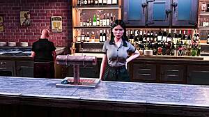 3D animated fashion business simulation game with an FFM threesome