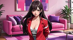 jerk off instructions: you're the gay friend, don't cum if you want to go to the party with her friends.