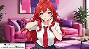 jerk off instructions: you're the gay friend, don't cum if you want to go to the party with her friends.