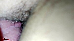 Housewife with a nice ass shakes her tits and pussy