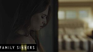 Family Sinners: Showstopper Chick's Pussy Pounded Spread Eagle, Huge Facial Awaits