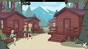 Camppinewood Performs Cunnilingus On Big Ass In Cartoon Anime Scene