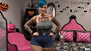 Emo Girl Seduces BBC Stepdad After Mom Leaves Home