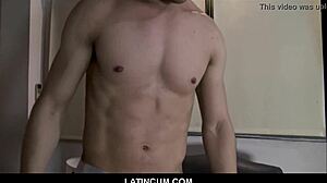 Amateur straight spanish latino guy paid cash to fuck gay twink