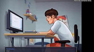 hey, check this mature breastfeeding milf in summertime saga v018 part 6!