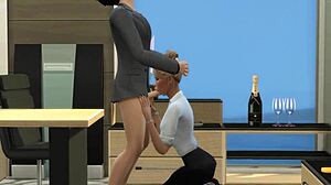 The Sims 4 Office Drama Unfolds Wildly