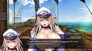 Pirate-booty and the bukkake buccaneer Elise 8 adventure