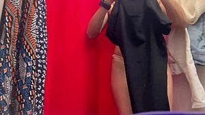 Hidden Camera Captures Big Tits and Nipples in Dressing Room