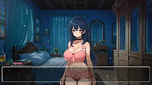 bluring the walls romance hentai game ep 4 exhibitionist gf confess with big tits and curvy outfit