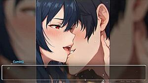 bluring the walls romance hentai game ep 4 exhibitionist gf confess with big tits and curvy outfit