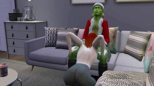 3D animated Grinch gets a dirty Christmas treat