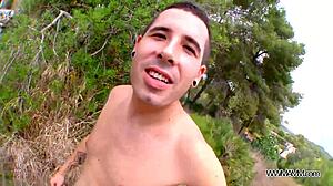 Hardcore Anal Foursome In Public With Redhead And Brunette