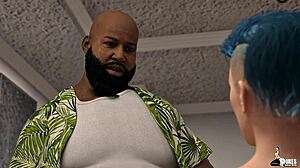 Emo Girl Seduces BBC Stepdad After Mom Leaves Home