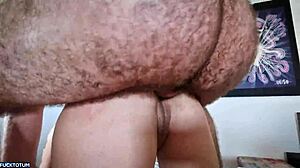 Horny Wife's First Double Penetration With Friends' Cumshot In Asshole