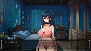 bluring the walls romance hentai game ep 4 exhibitionist gf confess with big tits and curvy outfit