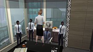 The Sims 4 Office Drama Unfolds Wildly