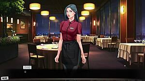 Beautiful boobs and hot anal sex in a popular anime game