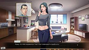 Beautiful boobs and hot anal sex in a popular anime game