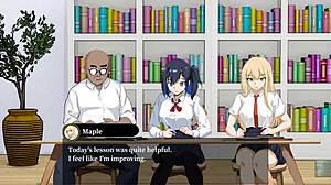 damn, i'm hooked on this ntr lesson hentai game, so wild!