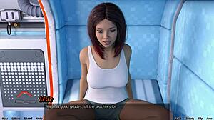 Wanna join us for a bisexual threesome in space with huge tits?